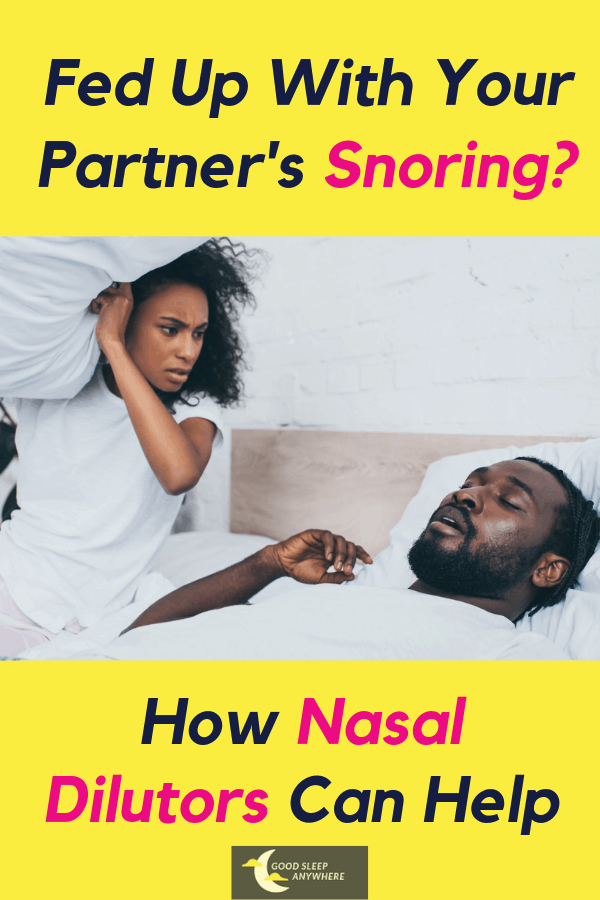 How nasal dilutors can help with snoring